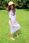 Детское купальное платье (лиловое с принтом гортензия) dytswimsuknia-2 фото 2