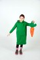 Зеленое детское платье-худи с начесом с подкладкой "Лего" в капюшоне dytsukniahudi-11 фото 3