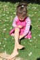 Дитячий купальний костюм спідничка, легінси та кофтинка фуксія та смугастий принт dytswimsuits-1 фото 3
