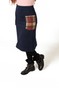 Зимняя юбка с накладными фальш-карманами skirtzymafk-4 фото 1