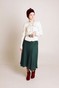 Темно-зеленая юбка шелковая silkskirt-6 фото 1