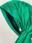 Бандана з імітацією хусточки однотонна зелена штапель текстурний bandanahustkalz-47 фото 7