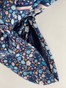 Бандана з імітацією хустки з китицями з кашеміром синя осінній принт bandanahustkat-synia-3 фото 7